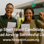 Airstrip Shortlisted Candidates