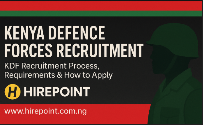 Kenya Defence Forces Recruitment