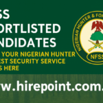 NFSS Shortlisted Candidates