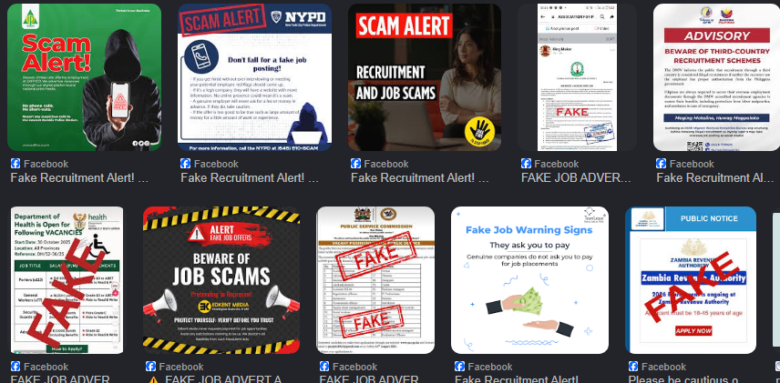 Recruitment Scam Alert