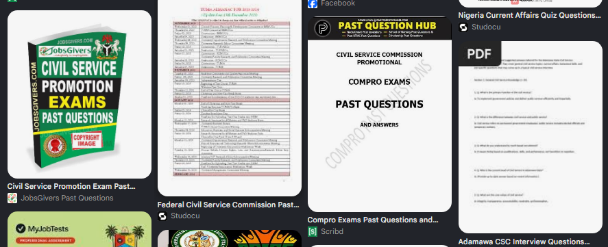 Top 20 Most Commonly Asked Civil Service Exam Questions in Nigeria With Explained Answers