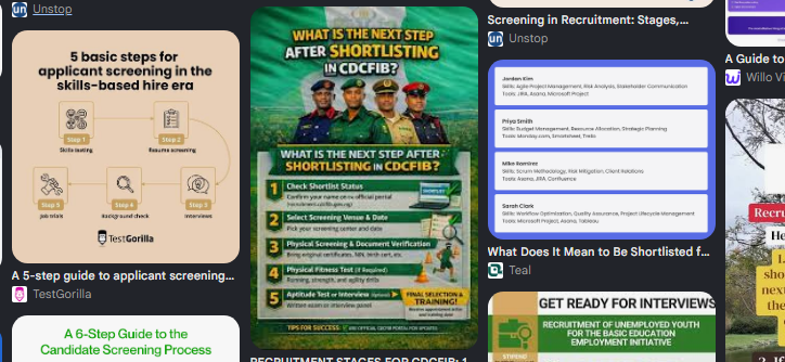 What Happens After You're Shortlisted Screening Documents Interview Stages